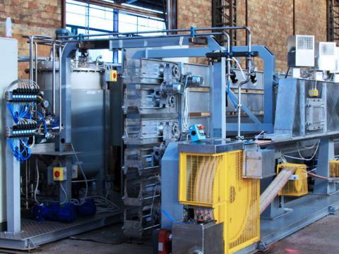 Resin production plant